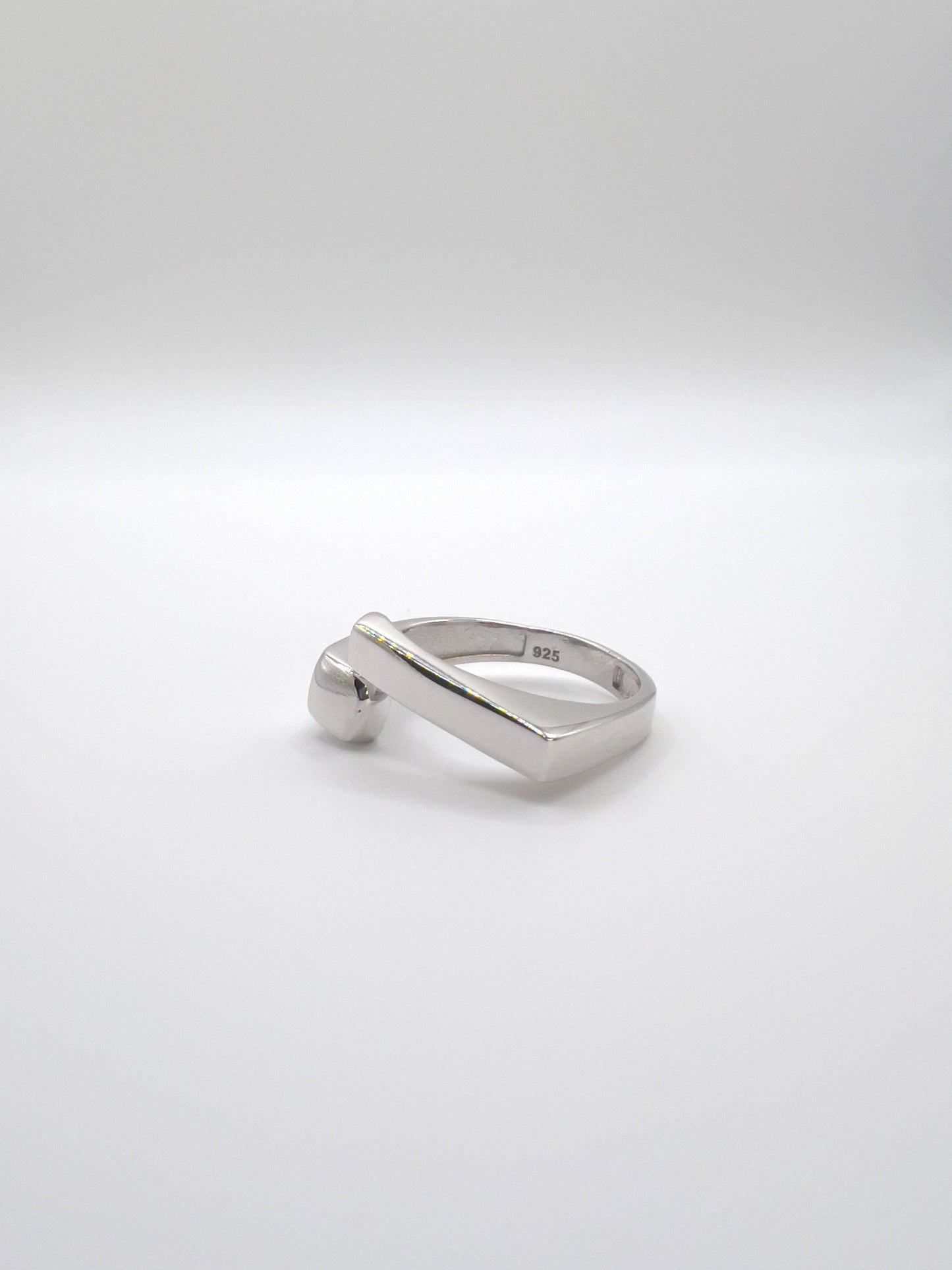 Corked Sterling Silver Ring