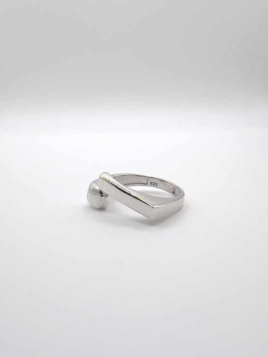 Corked Sterling Silver Ring