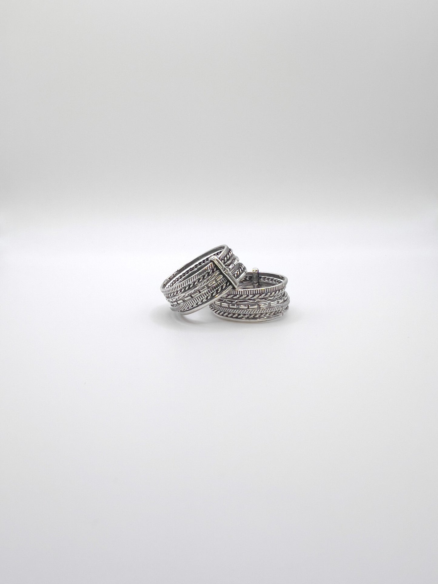 Seven Days Sterling Silver Ring