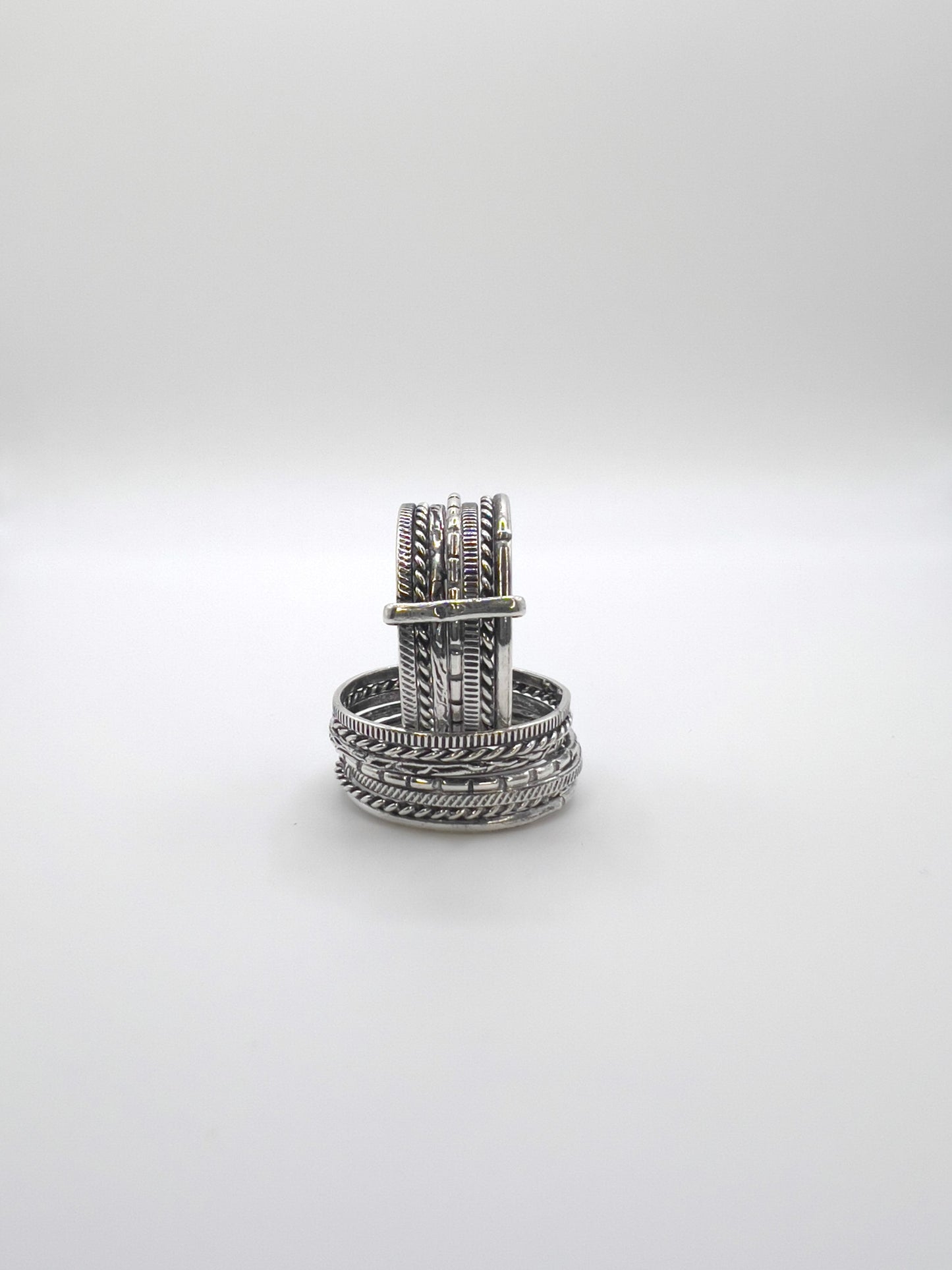 Seven Days Sterling Silver Ring