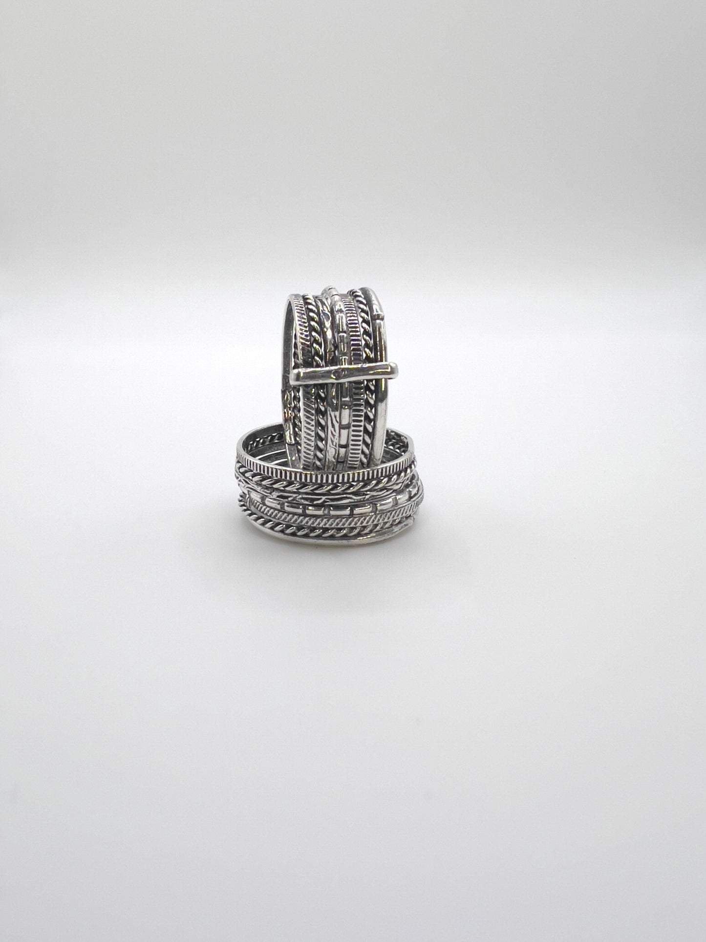 Seven Days Sterling Silver Ring