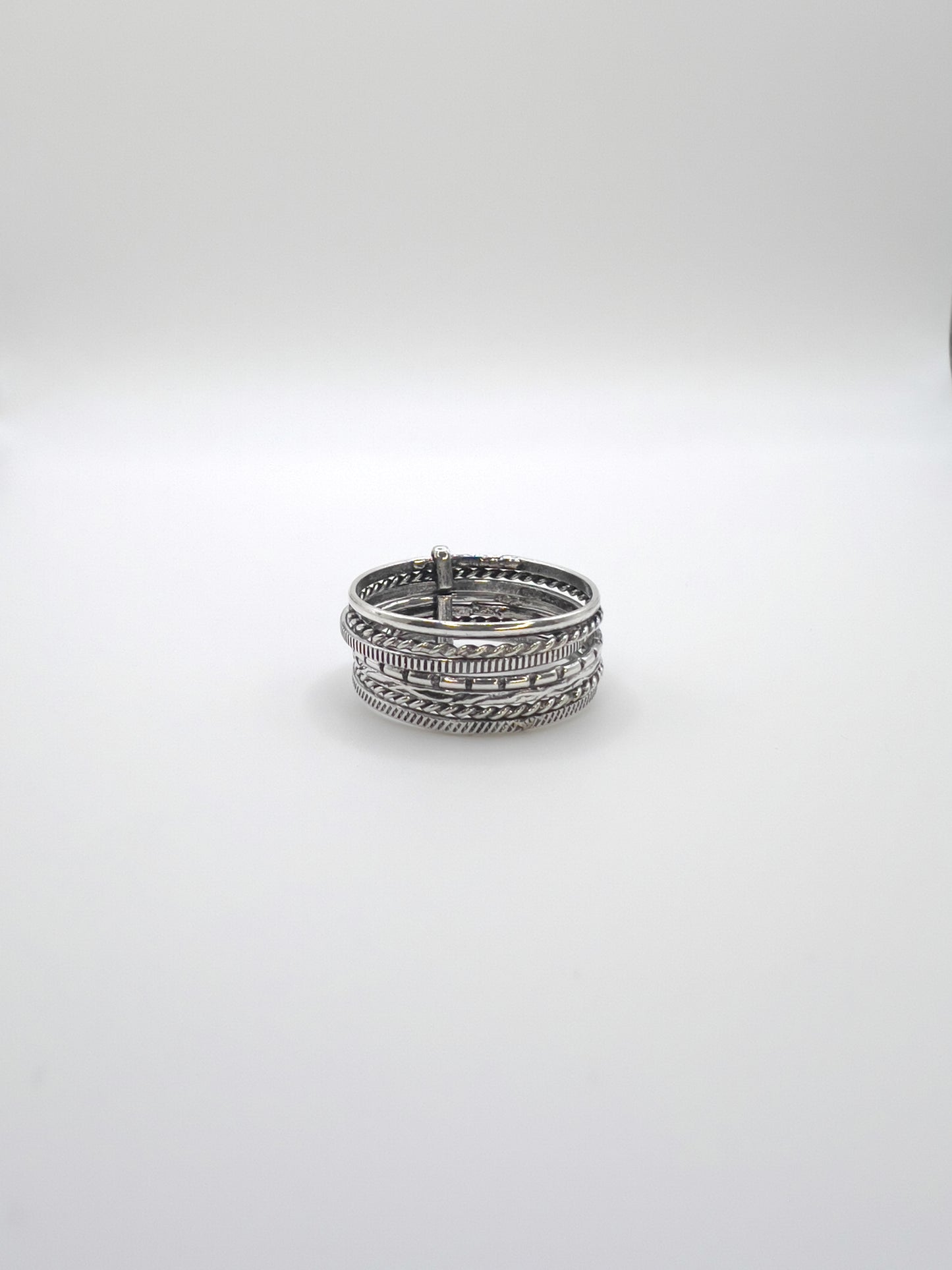 Seven Days Sterling Silver Ring