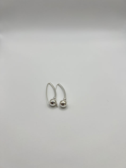 Sterling Silver Satellite Earrings